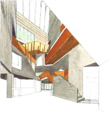 An+Gael%c3%a1ras+Irish+Language+Arts+and+Cultural+Centre%2c+Derry%2c+Northern+Ireland%2c+shortlisted+for+the+RIBA+Stirling+Prize+in+2011