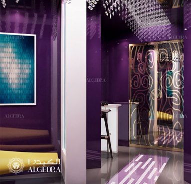 Bar and lounge elevator entrance