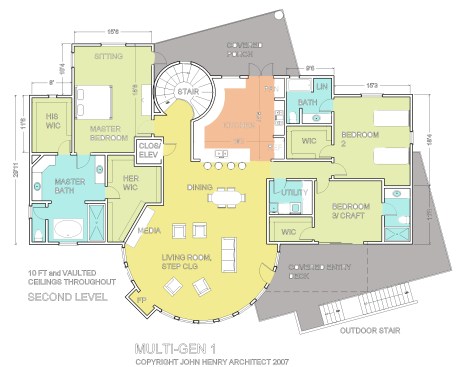 Second Floor Multi-Gen house