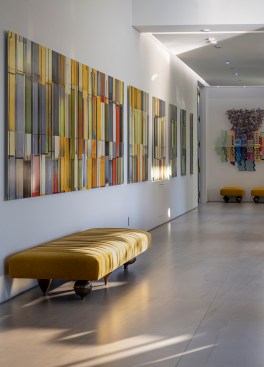 Serenity Indian Wells luxury desert home modern artwork display 