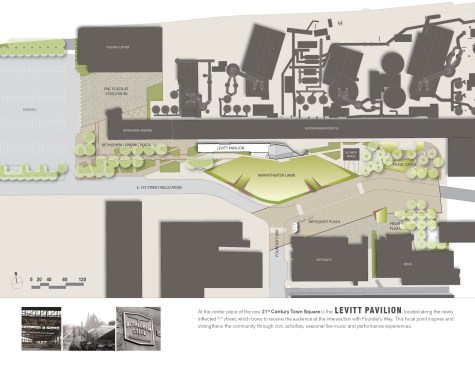 The Levitt Pavilion at SteelStacks, by WRT.