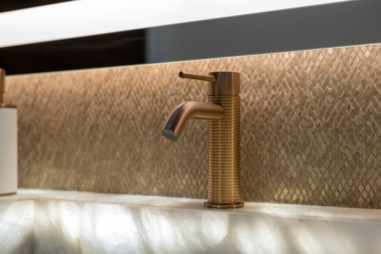 Serenity Indian Wells luxury home modern sink detail