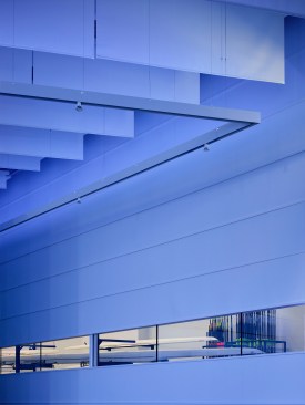 Rowing, fine art, and music are intertwined within the building.  Visual references overlap and connect rowing with music.  