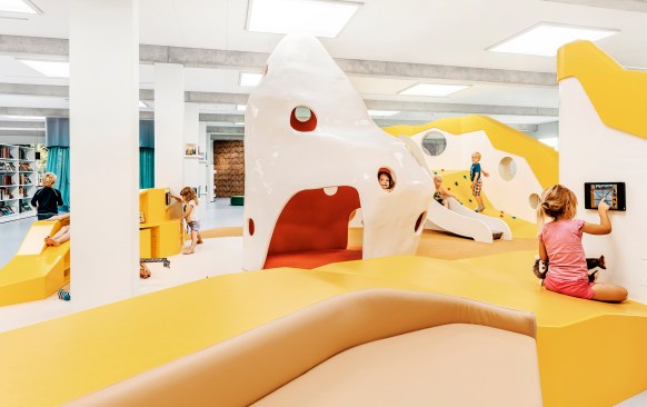 Play is at the heart of the Children's Library in Billund.