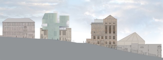 West Elevation rendering.