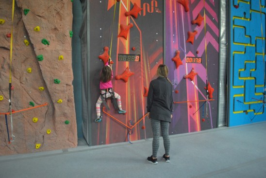 High Point Climbing and Fitness, the operator of the exterior wall, also boasts state-of-the-art interior climbing. 