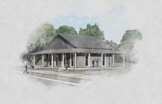 Rendering of the restoration