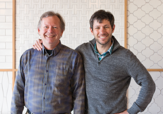Fireclay founder Paul Burns (left) and CEO Eric Edelson.