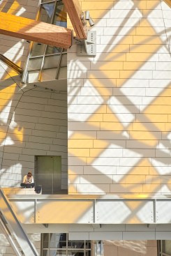 Daniel Buren, "Observatory of Light," work in situ, 2016, Fondation Louis Vuitton, Paris, 2016.