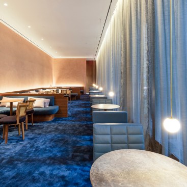 Second floor champagne lounge, Four Seasons Restaurant, New York