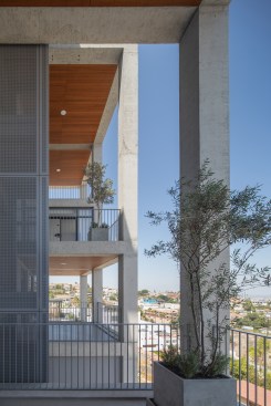 Staggered terraces promote social engagement among neighbors.