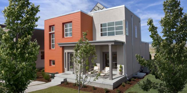 Garbett Home’s Solaris houses employ solar thermal technology in addition to solar electric, making the system up to three times more efficient than traditional solar electric systems alone. In addition, the homes’ flat, white roofs are expected to help reduce air conditioning costs by up to 20%.