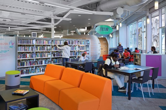 Carnegie Library of Pittsburgh Studio Hive, by GBBN Architects