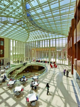 Olin School of Business at Washington University in St. Louis in collaboration with Moore Ruble Yudell Architects.