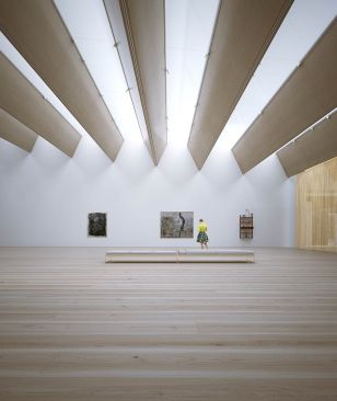 Moreau Kusunoki's winning proposal for the Guggenheim Helsinki includes daylit galleries on a more intimate scale. 