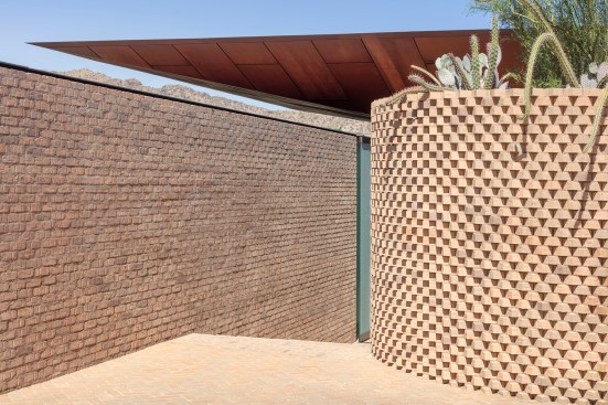 View of passage to entry court