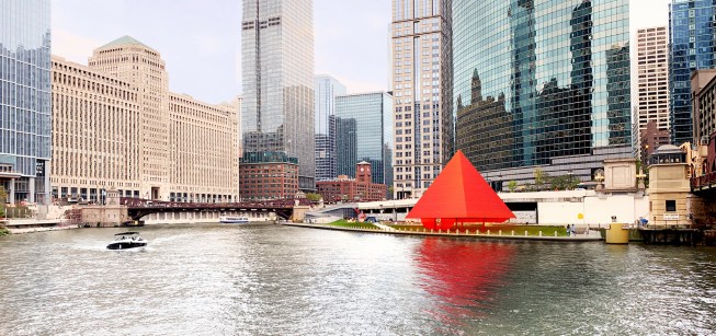 The “Give me a minute, please!” pavilion, which was designed with UB Studio, will be displayed next summer as part of the Designing a Better Chicago initiative. It contains a series of furniture-scale follies that will offer a brief moment of retreat from the bustle of city life.