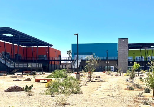 Joint campus for Global Community High School and Central Technical Training Academy in Las Vegas.