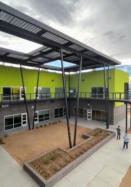 Joint campus for Global Community High School and Central Technical Training Academy in Las Vegas.