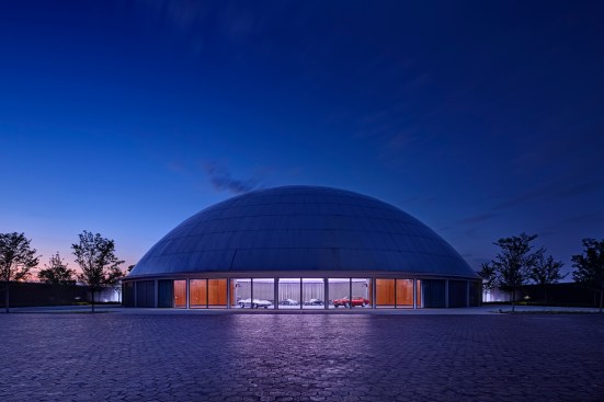 The renovated Design Dome at the General Motors Technical Center in Warren, Mich.