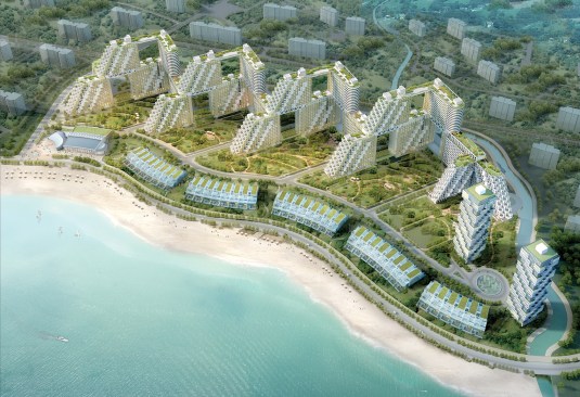 Golden Dream Bay in Qinhuangdao, China