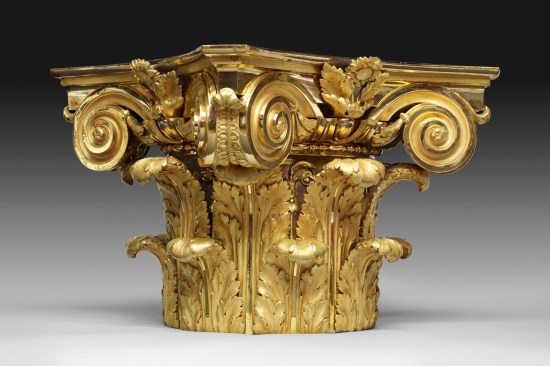 "Column Capital" by Pierre Gouthière, likely designed by François-Joseph Bélanger (ca. 1775−80)