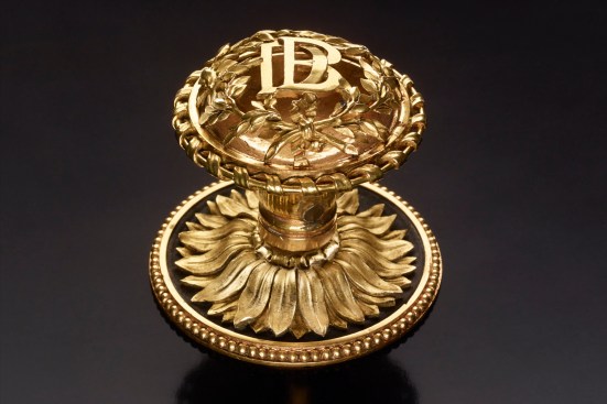 Knob for a French window by Pierre Gouthière, designed by Claude-Nicolas Ledoux (ca. 1770)