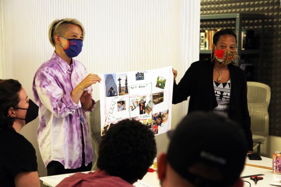 Collage workshop, 2021 Neighborhood Design Fellowship.