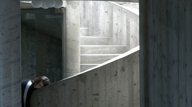 Video still from "Within the Horizon," by Quynh Vantu in Hedmark Museum, located in Hamar, Norway.