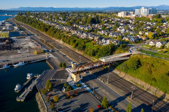 Grand Avenue Park Bridge in Everett, Wash.