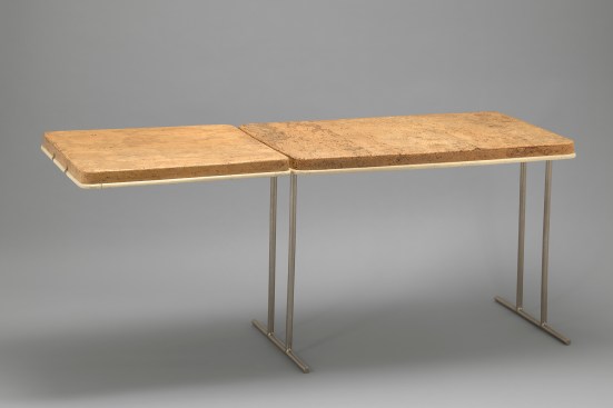 Extendable Table by Eileen Gray, from her midecentury home "E-1027" in Roquebrune-Cap-Martin along France's Côte d’Azur. Read more about the restoration of Gray's residence in the South of France here.