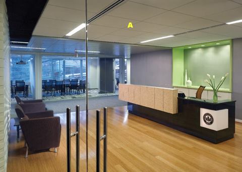 A  TechZone with Ultima ceiling panels Armstrong 
www.armstrong.com TechZone system gathers lights, diffusers, and sprinklers into 6-inch-wide technical zones  Creates an uncluttered appearance  Maintenance is localized, and there is less potential to damage panels during service  Available with standard panel options from a variety of Armstrong lines  Ultima ceiling panels feature a scratch-resistant surface and absorb sound, aiding in workplace acoustics