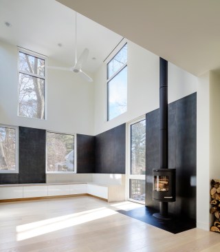 Double-height living area