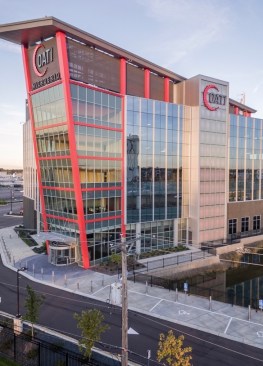 Guardian SunGuard AG 50 coated glass and SunGuard SuperNeutral 68 coated glass on OATI.