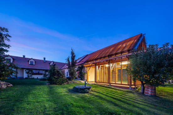 Přístavba Jižní Čechy, HAMR's addition to a residence in South Bohemia, Czech Republic