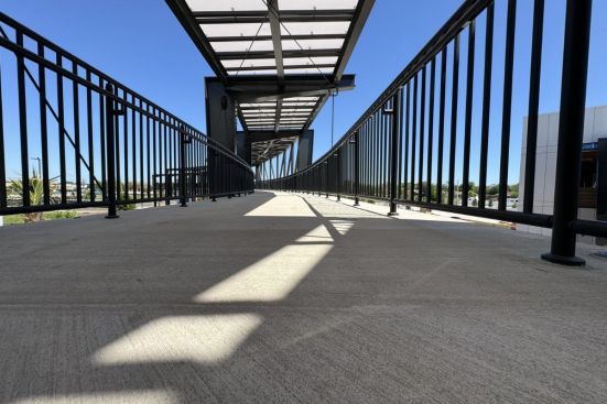 Orlando Utilities Commission Outdoor Pedestrian Bridge