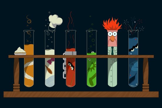 During his year in the habitat, Bassingthwaighte perfected his design and illustration skills in software such as Rhino3D, Adobe Illustrator, and Photoshop. This piece is called "Muppet Science."