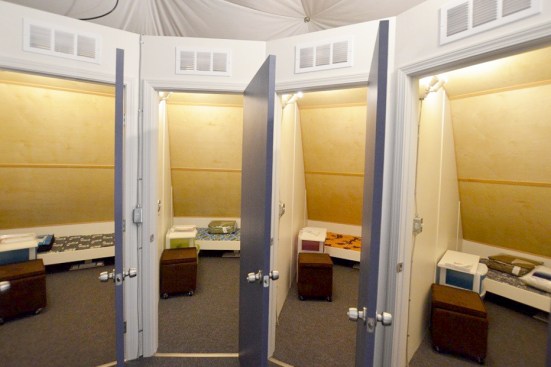 The second-floor bedrooms