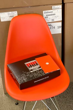 Herman Miller donated Eames Molded Plastic Side chairs for Hip Hop Architecture Camp students in Milwaukee to remix.