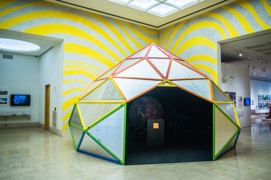 "Polar Zonohedron," by Clark Richert, Richard Kallweit, and Ed Heinze