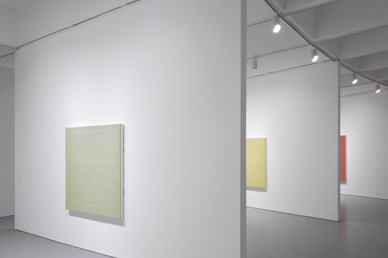 Irwin's abstract paintings on display at the Hirshhorn