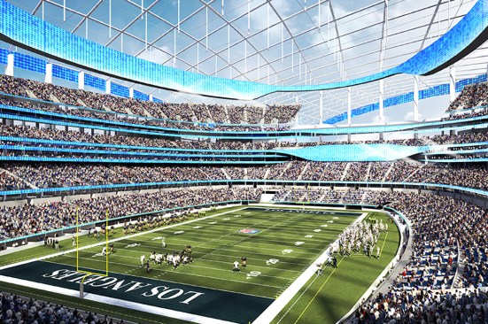 The 70,000-seat arena can be expanded to 80,000 seats.