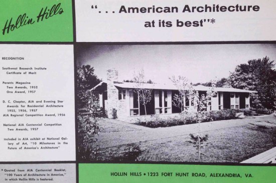 Hollin Hills brochures