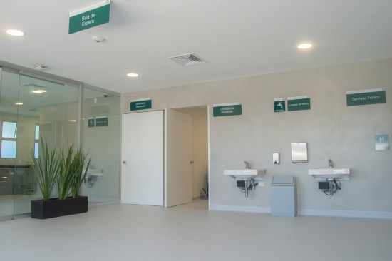 Waiting area, Hospital La Margarita by Kainsa, Puebla, Mexico