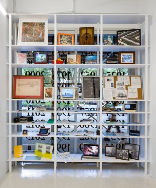 Exhibition artifacts curated by the Temple Hoyne Buell Center