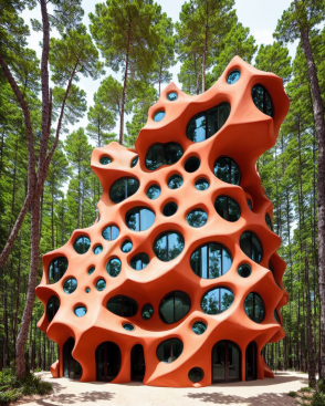 Coral Reef House designed by Hassan Ragab using Midjourney.