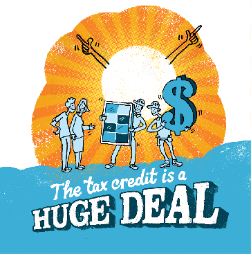 Solar tax credit is a huge deal