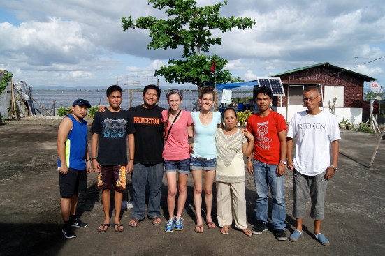 Local residents and church community members. Carly Althoff is pictured fifth from right.