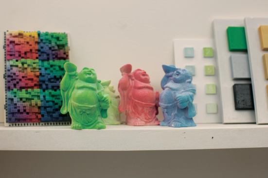 There’s nothing fixed about the workspaces at the firm’s Los Angeles headquarters. "One day you might walk through an area that’s empty, the next you might find 25 people in the same spot tearing up a design charrette," Rogers says.