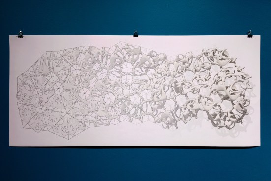"Polymorph Swath" network diagram, Jenny Sabin